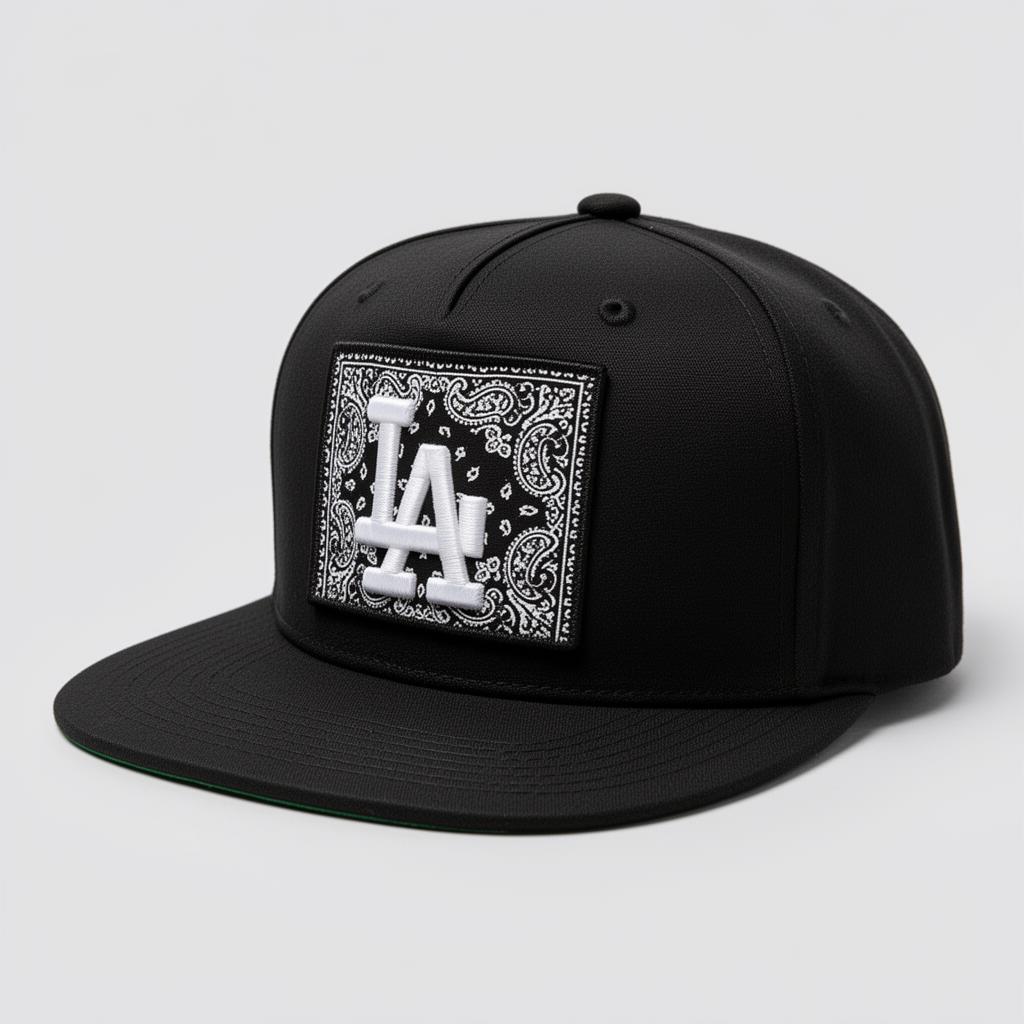 LA Bandana Snapback — Black